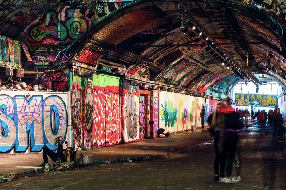 Waterloo Leake Street Graffiti Tunnel: La estación escondida Waterloo Leake Street Graffiti Tunnel