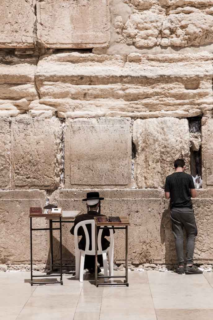 El Muro de los Lamentos, Jerusalén durante el sábado Historia Del Muro De Los Lamentos
