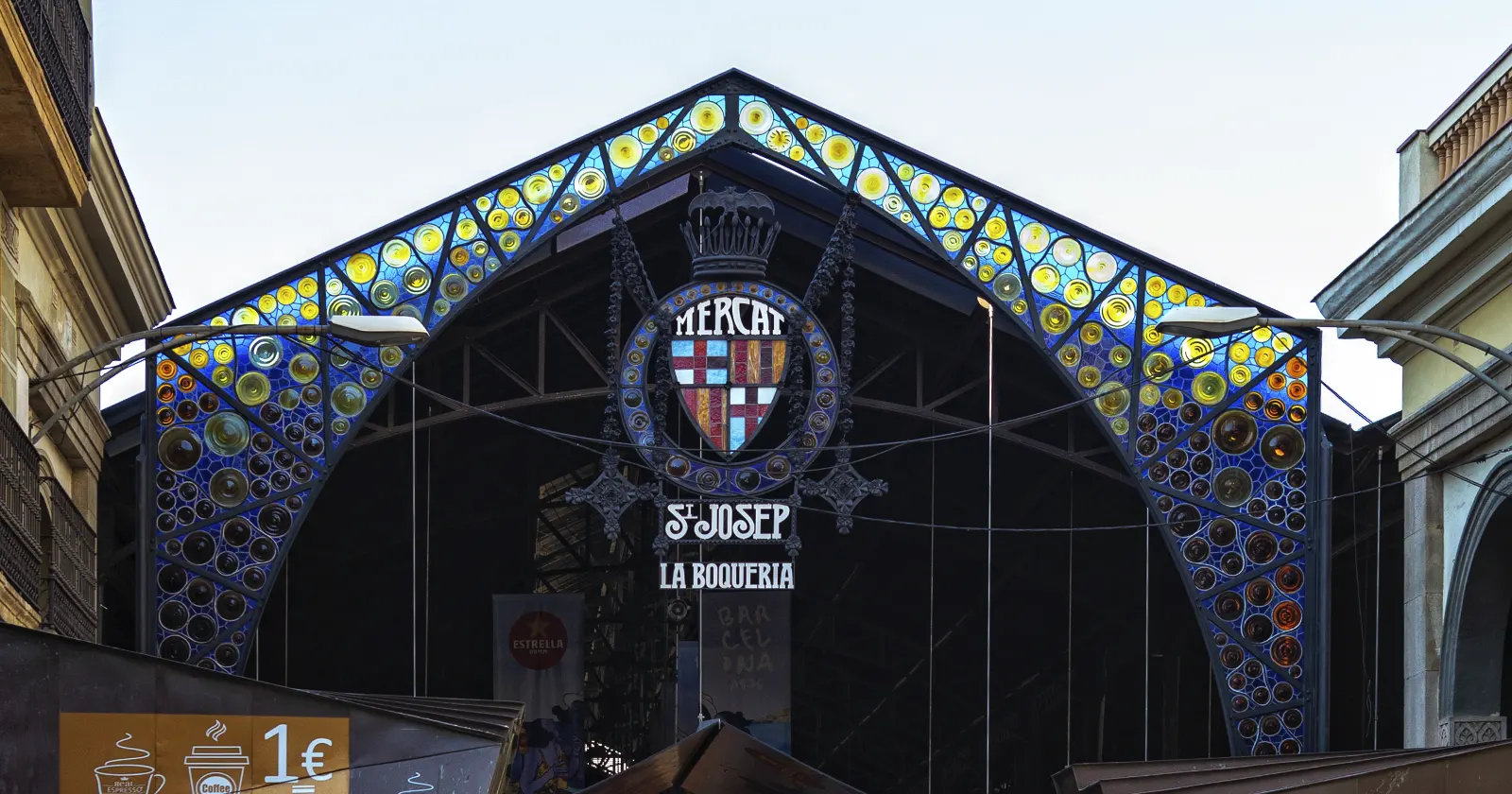 Mercado de La Boquería en Barcelona