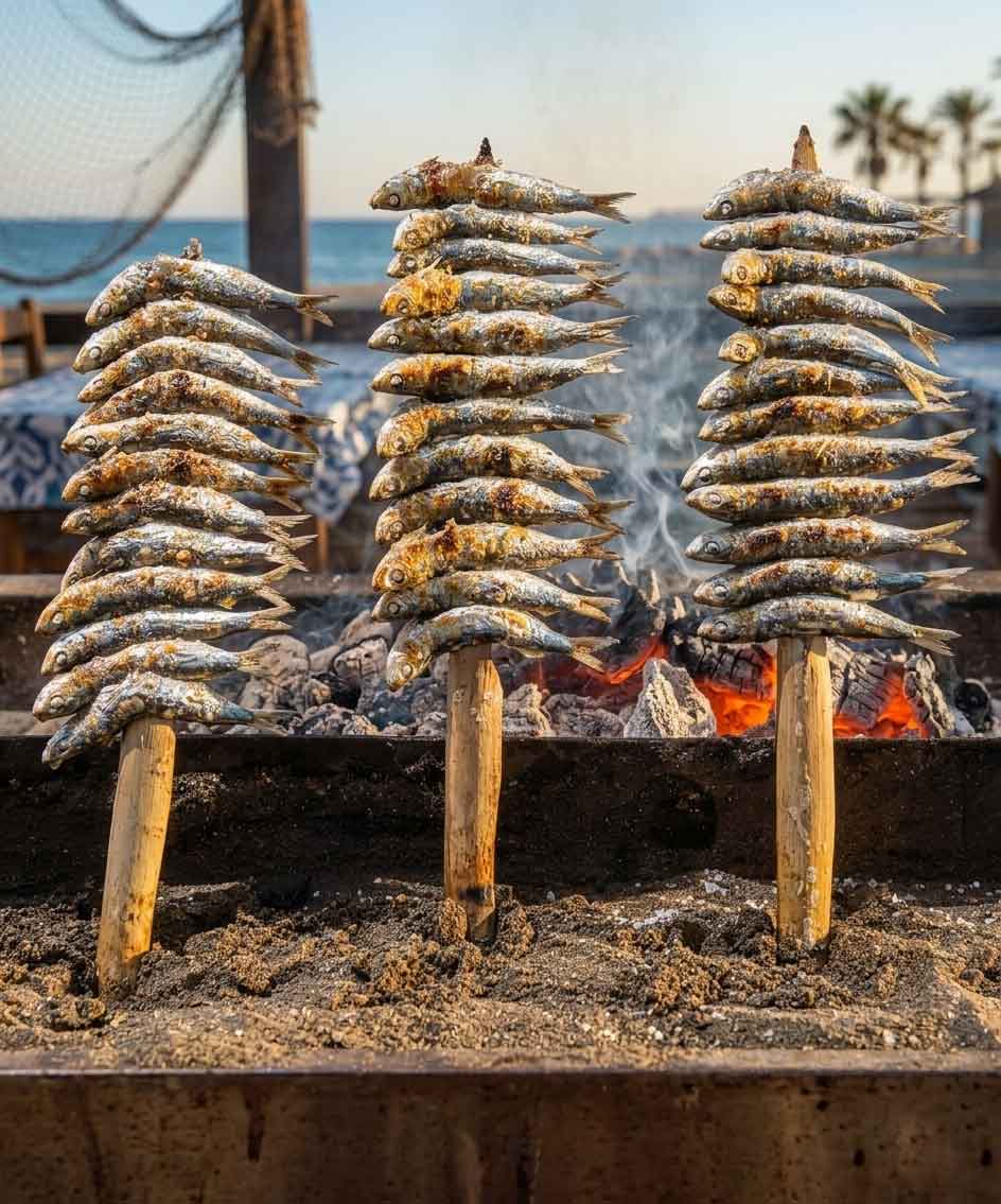 Visita la Costa Tropical de Granada y sus pueblos más bonitos Espeto De Sardina En Costa Tropical