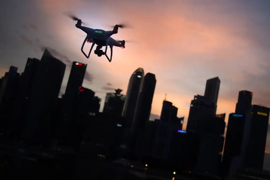 Vuelo con Dron en Asia