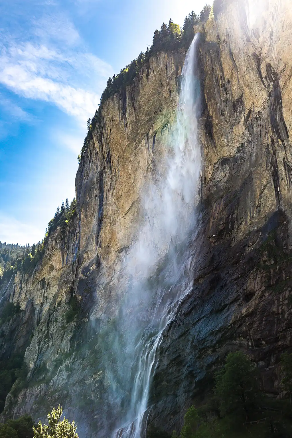 Cascadas Staubbach en Lauterbrunnen