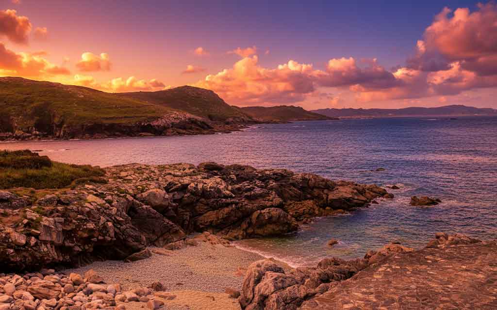 Playa De Los Cristales De Galicia