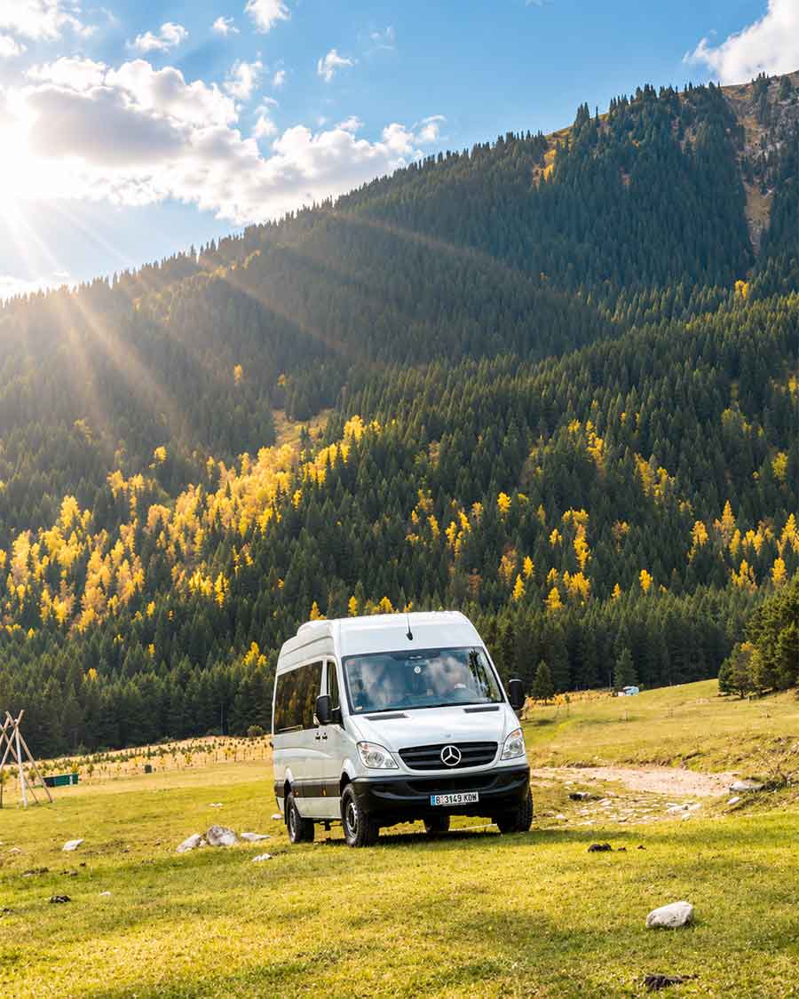 Guía para viajar a Kirguistán o Kyrgyzstan Marshrutkas